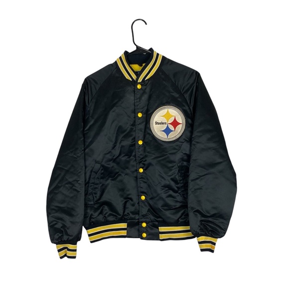 Vintage NFL Pittsburgh steerlers bomber jacket size medium - Picture 1 of 12
